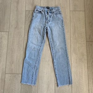 urban outfitters BDG light wash straight jeans